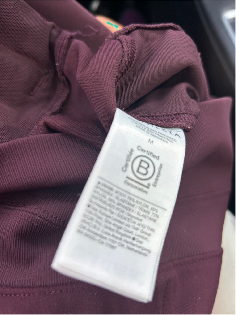 Women's Athleta Venice High Rise Joggers Size Medium, Garnet Athletic Pants - Picture 9 of 15